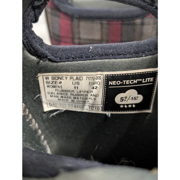 Bogs Sydney Plaid Ladies boots 11 EU 42 - Picture 7 of 7